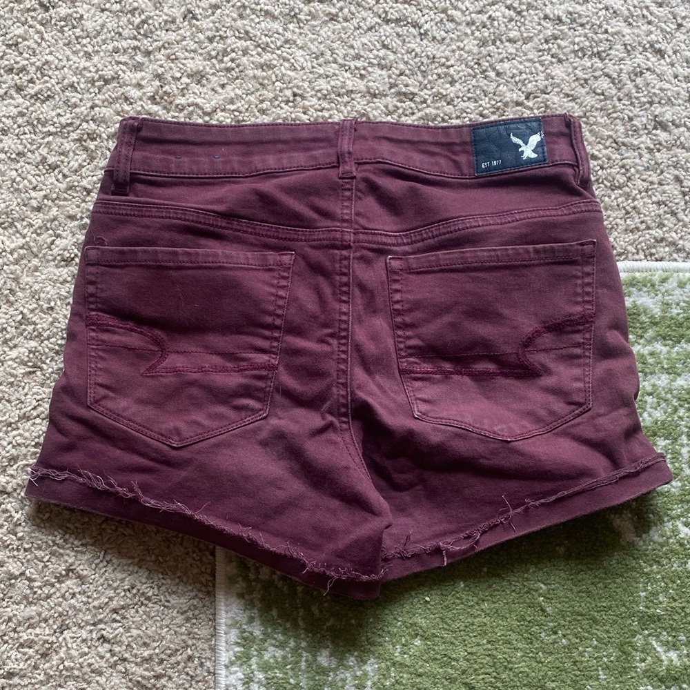 American Eagle Outfitters Maroon Shorts